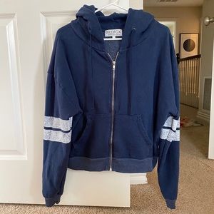 WILDFOX front-zip hoodie